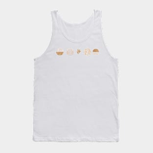 Bohemian Watercolor Orbs Tank Top